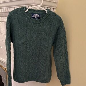 Trotters Green Knit Sweater